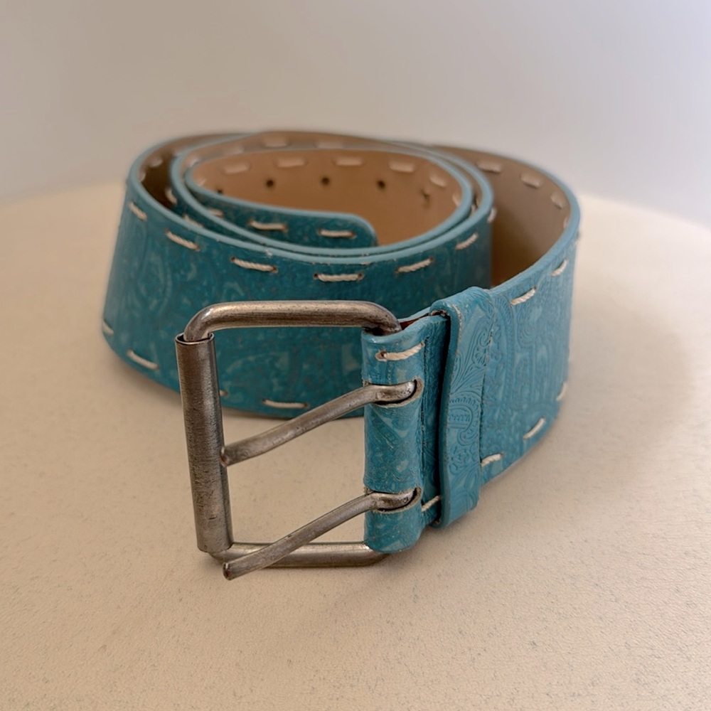 Turquoise Bogner Belt